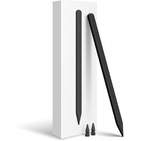 Stylus Pen for iPad, Apple Pencil 2nd Generation with Magnetic Wireless Charging, 2X Fast Charge, Compatible with iPad Pro 11 in 1/2/3/4, iPad Pro 12.9 in 3/4/5/6, iPad Air 4/5, iPad Mini 6