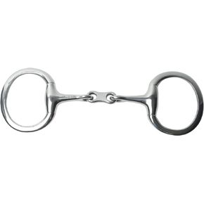 Stainless Steel French Link Eggbutt Snaffle Bit