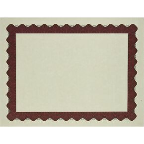 Great Papers! Metallic Red Certificate, 8.5 x 11 Inches, 25 Count (934125)