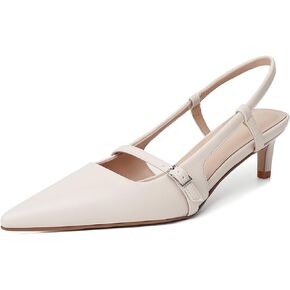 Kitten Heels Closed Toe Pumps Shoes Women Pointed Toe Slingback Heels Women Pumps Wedding Dress Shoes