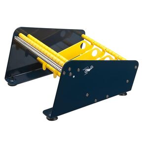 excell LD-818 Excell Table Top Label Dispenser: Working Width 8-1/2", Blue