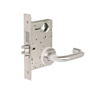 CORBINRUSSWIN ML2073-LWA-626-LC 626 Satin Chrome, Lever LWA Lustra, Classroom Intruder/Security, Steel; Stainless Steel; Brass