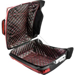 HDBUBALUS King Tour Pack Liners Red Thread Touring Pak Inserts Fit for Harley Touring Electra Road King Street Glide Ultra Limited 2014-2022 (Diamond Pattern)
