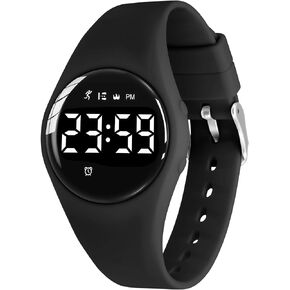 L LAVAREDO Kids Fitness Tracker Watch, Digital Activity Tracker Watch for Kids Ages 3-12, Non-Bluetooth, Alarm/Calorie/Pedometer Count Steps Wrist Watch for Kids