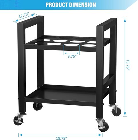 Blueprint Holder/Storage Rack, Metal Blueprint Rack Storage Cart with Wheels (White) in Saudi Arabia