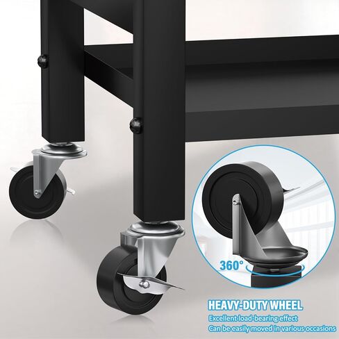 Blueprint Holder/Storage Rack, Metal Blueprint Rack Storage Cart with Wheels (White) in Saudi Arabia