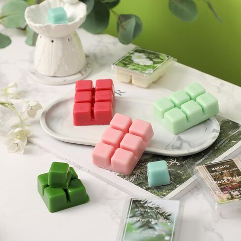 Scented Wax Melts, Soy Wax Cubes for Wax Warmer, Wax Melts Wax Cubes, 6 x2.5oz, Coconut Vanilla, Pineapple, Lemon, Lavender, Mango, Mint in Saudi Arabia