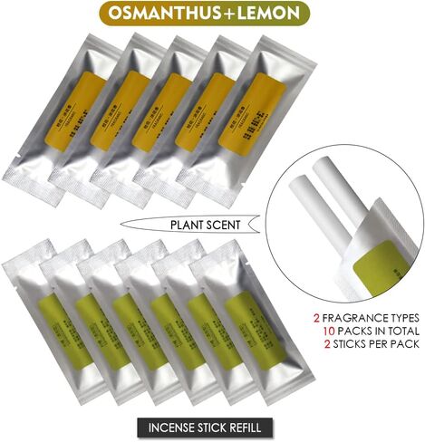 Refillable Car Air Fresheners Scents Diffuser Perfume Essential Oil sticks (Blue) in Saudi Arabia