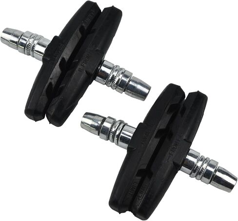 زوجان من وسادات فرامل الدراجة، مجموعة وسادات فرامل على شكل حرف V للدراجة مقاس 70 مم، وسادات فرامل على شكل حرف V من المطاط للدراجات MTB، وسادات فرامل الدراجة الجبلية، لا تصدر ضوضاء ولا تنزلق in Kuwait