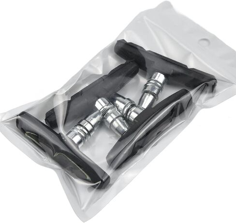 زوجان من وسادات فرامل الدراجة، مجموعة وسادات فرامل على شكل حرف V للدراجة مقاس 70 مم، وسادات فرامل على شكل حرف V من المطاط للدراجات MTB، وسادات فرامل الدراجة الجبلية، لا تصدر ضوضاء ولا تنزلق in Kuwait