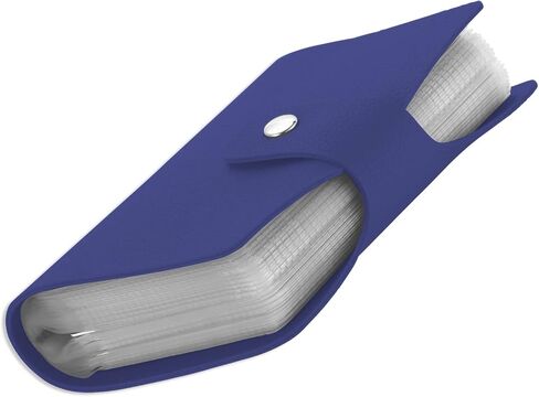 Leather Credit Card Holder, Business Card Organizer with 60 Card Slots, RFID Blocking Card Case for Storing and Preventing Credit Card or Business Card Loss (Black) in Kuwait