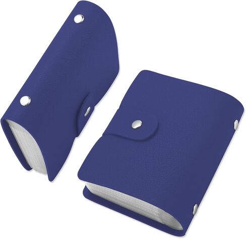 Leather Credit Card Holder, Business Card Organizer with 60 Card Slots, RFID Blocking Card Case for Storing and Preventing Credit Card or Business Card Loss (Black) in Kuwait