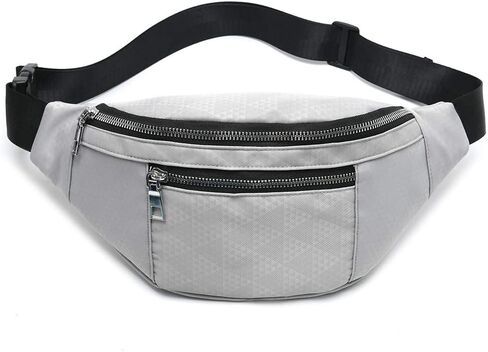 Fanny Pack for Men Women - Water Resistant Fashion Waist Bag Pack with Adjustable Strap for Travel Hiking Running Outdoor Sports. in Saudi Arabia