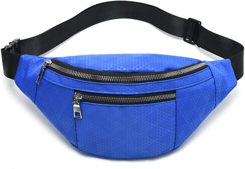 Fanny Pack for Men Women - Water Resistant Fashion Waist Bag Pack with Adjustable Strap for Travel Hiking Running Outdoor Sports. in Saudi Arabia