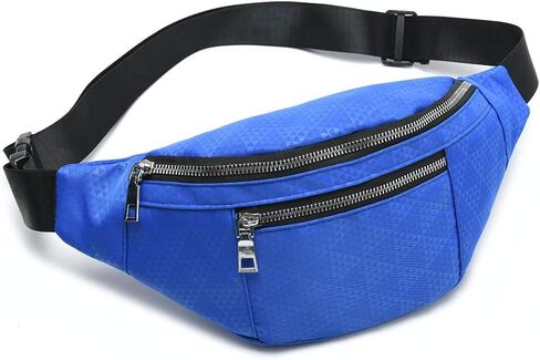 Fanny Pack for Men Women - Water Resistant Fashion Waist Bag Pack with Adjustable Strap for Travel Hiking Running Outdoor Sports. in Saudi Arabia