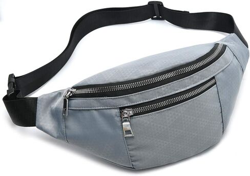 Fanny Pack for Men Women - Water Resistant Fashion Waist Bag Pack with Adjustable Strap for Travel Hiking Running Outdoor Sports. in Saudi Arabia