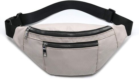 Fanny Pack for Men Women - Water Resistant Fashion Waist Bag Pack with Adjustable Strap for Travel Hiking Running Outdoor Sports. in Saudi Arabia