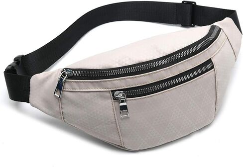 Fanny Pack for Men Women - Water Resistant Fashion Waist Bag Pack with Adjustable Strap for Travel Hiking Running Outdoor Sports. in Saudi Arabia