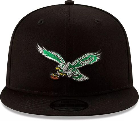 New Era NFL 9FIFTY Adjustable mens Snapback Hat Cap One Size Fits All (Philadelphia Eagles Historic Logo) in Saudi Arabia