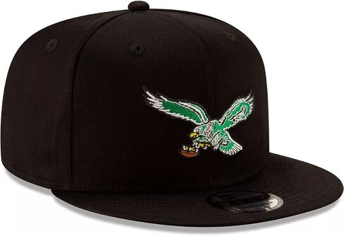 New Era NFL 9FIFTY Adjustable mens Snapback Hat Cap One Size Fits All (Philadelphia Eagles Historic Logo) in Saudi Arabia