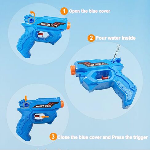 Water Gun,Water Guns for Kids Adults,2 Pack Squirt Guns Water Blaster Soaker Toys,Long Range Summer Swimming Pool Beach Sand Outdoor Water Fighting Play Toys,Ideal Gifts for Boys Girls Children in Saudi Arabia