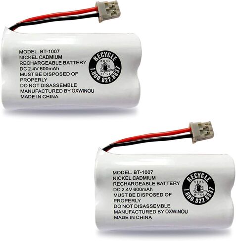 بطارية BBTY0651101 متوافقة مع Uniden BT1007 BT-1007 BT904 BT-904 BT1015 BBTY0460001 BBTY0510001 BBTY0624001 BBTY0700001 HHR-P506، HHR-P506A هاتف لاسلكي (حزمة من 4) in Kuwait
