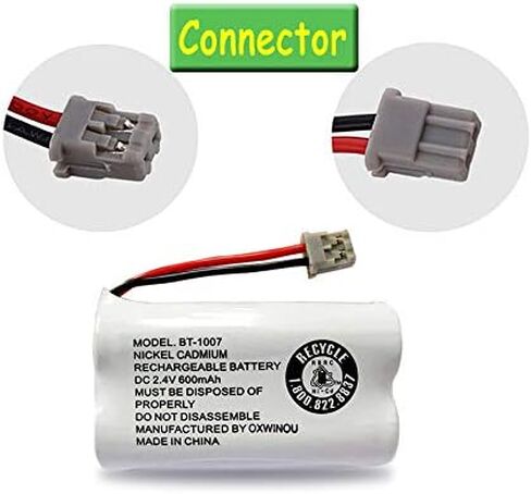 بطارية BBTY0651101 متوافقة مع Uniden BT1007 BT-1007 BT904 BT-904 BT1015 BBTY0460001 BBTY0510001 BBTY0624001 BBTY0700001 HHR-P506، HHR-P506A هاتف لاسلكي (حزمة من 4) in Kuwait