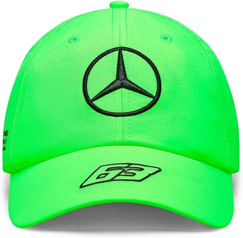 Mercedes AMG Petronas Formula One Team - 2023 George Russell Driver Hat - Neon Green - Unisex - Size: One Size in Saudi Arabia