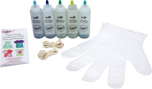 Tulip One-Step Tie-Dye Kit Backpack Kit Beachy Blues, 31pc, Party and Craft Supplies, Vibrant Colors for Fashion Art Projects, Blue, Green in Saudi Arabia