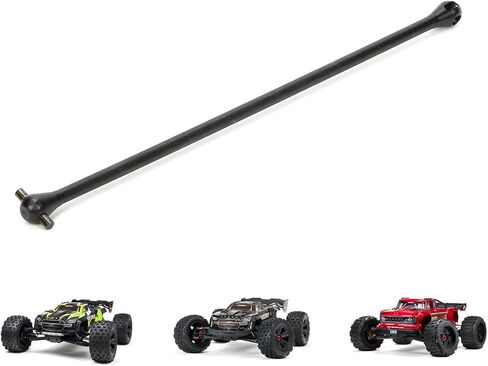 RCAWD CVD Driveshaft Dogbone 201mm #45 Steel ARA310924 لـ Arrma Kraton 8S BLX RTR EXB أجزاء ترقية الأسطوانة (أسود) in Saudi Arabia
