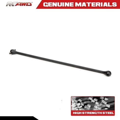 RCAWD CVD Driveshaft Dogbone 201mm #45 Steel ARA310924 لـ Arrma Kraton 8S BLX RTR EXB أجزاء ترقية الأسطوانة (أسود) in Saudi Arabia