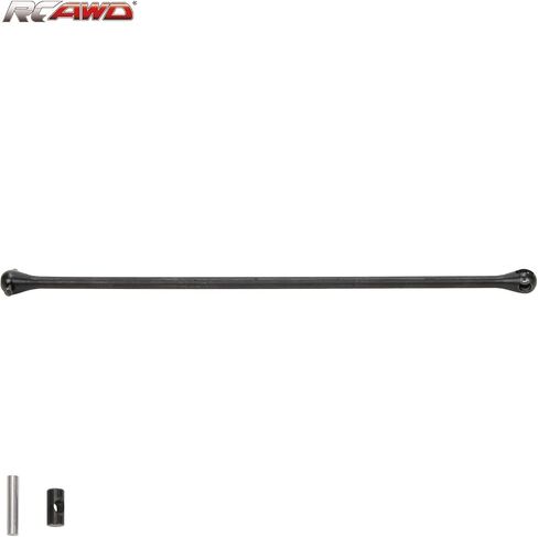 RCAWD CVD Driveshaft Dogbone 201mm #45 Steel ARA310924 لـ Arrma Kraton 8S BLX RTR EXB أجزاء ترقية الأسطوانة (أسود) in Saudi Arabia