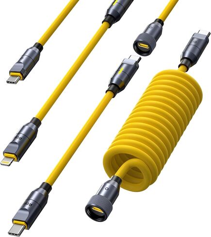 AOHI 240W 8 in 1 USB C Cable & Lightning Cable Set, The Future PD3.1 Type C Fast Charging Cable and MFi Certified Lightning Cable Set for iPhone MacBook iPad Galaxy in Saudi Arabia