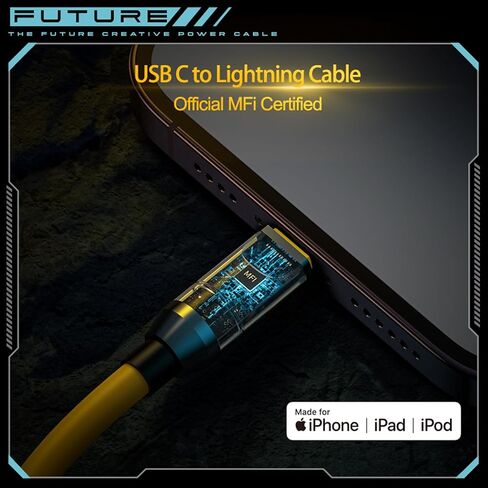 AOHI 240W 8 in 1 USB C Cable & Lightning Cable Set, The Future PD3.1 Type C Fast Charging Cable and MFi Certified Lightning Cable Set for iPhone MacBook iPad Galaxy in Saudi Arabia