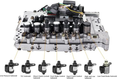 Car Transmission Control Solenoid Kit RE5R05A 31941-90X00 Compatible with Infiniti Hyundai Kia Datsun (RE5R05A 7PCS SET) in Saudi Arabia