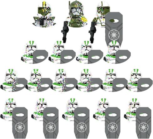 مجموعة شخصيات جندي مستنسخ - مجموعة بناء جندي العاصفة مع أسلحة المعركة in Kuwait