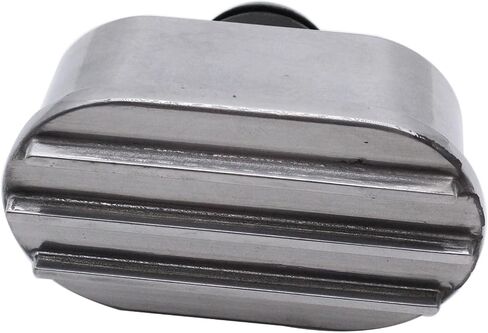 Aluminum Valve Cover Breather PCV Combo Kit Finned Oval Polished Valve Cover Breather Pcv Fit for Chevy Ford in Saudi Arabia
