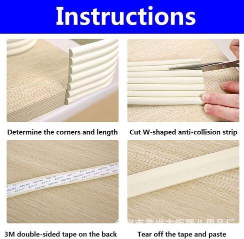 baby proofing edge guards,corner guards baby proof corner guards furniture kitchen tile anti-knock safe thickening environmental protection 2M in Saudi Arabia