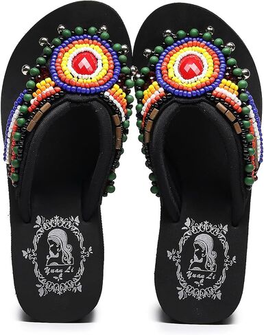 Womens Platform Wedge Flip Flops Chunky High Heel Sandals Summer Beach Thong Heeled Sandal Slippers for Women in Saudi Arabia