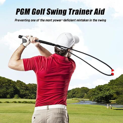 PGM Golf Swing Trainer, Golf Swing Training Aid - Golf Power Resistance Trainer - Golf Practice Fan Suit for Golf Power Swing - Golf Accessories for Men and Women in Saudi Arabia