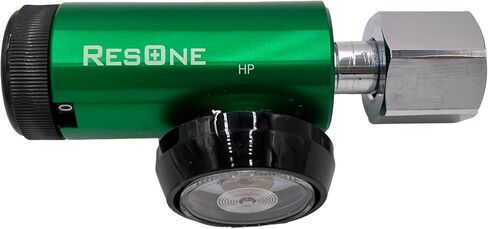 منظم الأكسجين 25LPM CGA-540#MR540-25B، تدفق قابل للتعديل 0-25 LPM - ASTM G175-03 - الألومنيوم/النحاس، الحد الأقصى للمدخل: 3000 رطل لكل بوصة مربعة، المخرج: 50 رطل لكل بوصة مربعة - مدمج 1.38 بوصة × 6.29 بوصة in Kuwait