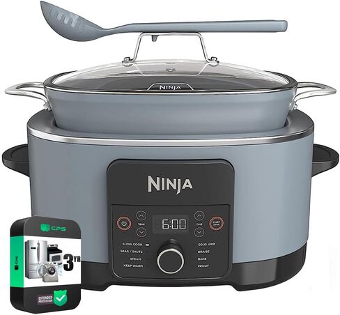 Ninja MC1001 Foodi Possible Slow Cooker PRO مجموعة طباخات متعددة (متجددة) مع حزمة حماية محسنة CPS لمدة 3 سنوات in Kuwait
