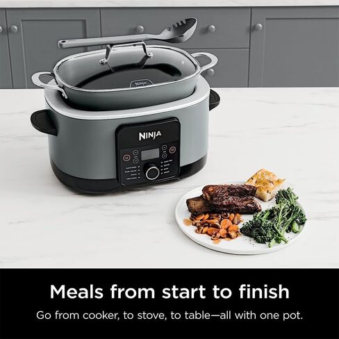 Ninja MC1001 Foodi Possible Slow Cooker PRO مجموعة طباخات متعددة (متجددة) مع حزمة حماية محسنة CPS لمدة 3 سنوات in Kuwait