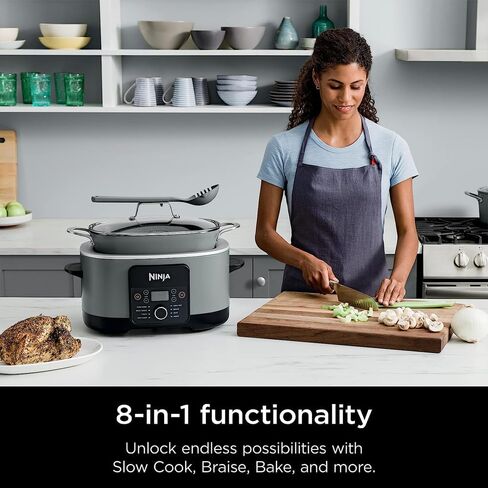 Ninja MC1001 Foodi Possible Slow Cooker PRO مجموعة طباخات متعددة (متجددة) مع حزمة حماية محسنة CPS لمدة 3 سنوات in Kuwait