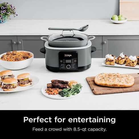 Ninja MC1001 Foodi Possible Slow Cooker PRO مجموعة طباخات متعددة (متجددة) مع حزمة حماية محسنة CPS لمدة 3 سنوات in Kuwait