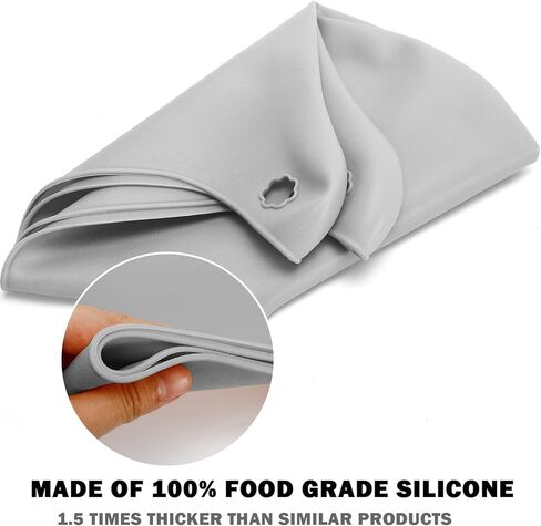 3 قطع من بطانات الطباخ البطيء المصنوعة من السيليكون الفاخر، حقيبة معوجة مقاومة للتسرب تناسب 6-8 كوارت وعاء كروكبوت مقاوم للتسرب، بطانات أكياس سهلة التنظيف للأوعية البيضاوية أو المستديرة in Kuwait
