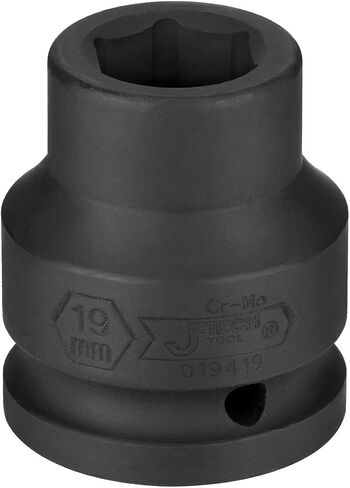 Jetech 3/4" Dr 46mm Impact Socket, Standard Impact Socket with 6-Point Design, Chrome Molybdenum Alloy Steel, Metric in Saudi Arabia