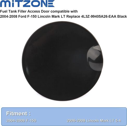 باب الوصول إلى حشو خزان الوقود من MITZONE متوافق مع 2004-2008 Ford F-150 Lincoln Mark LT استبدال 4L3Z-99405A26-EAA أسود in Saudi Arabia