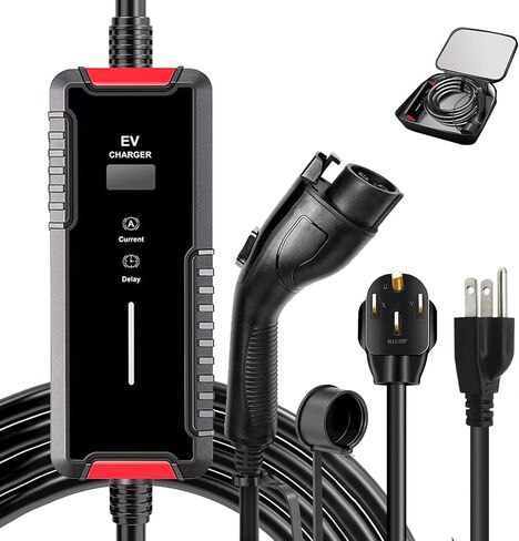 J1772 to Tesla EV Charger Adapter, 60Amp/240V AC Tesla Adapter, Compatible with Tesla Model 3/Y/X/S... (for Tesla Cars ONLY), Available on J1772 Type 1 Destination Charger and Mobile Connector in Saudi Arabia