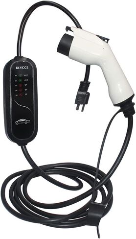 شاحن EV من المستوى 2 للمنزل - NEMA 5-15P شاحن سيارة كهربائي محمول AC220V-240V 16A لـ SAE J1772 للسيارات الكهربائية المنزلية شحن الطاقة الجديدة EV in Kuwait